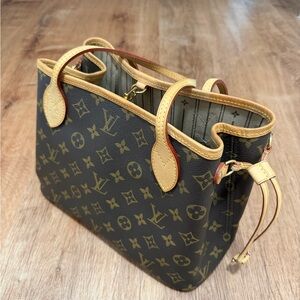 Neverfull PM Louis Vuitton Monogram Brown Tote Bag